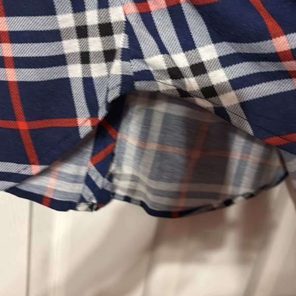 Eden & Olivia Plaid button down Shirt blue, red and white size small - Picture 9 of 10
